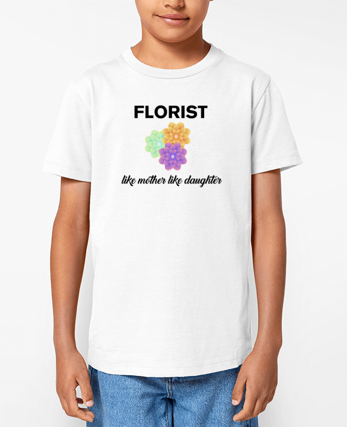 T-shirt Enfant Florist like mother like daughter Par tunetoo
