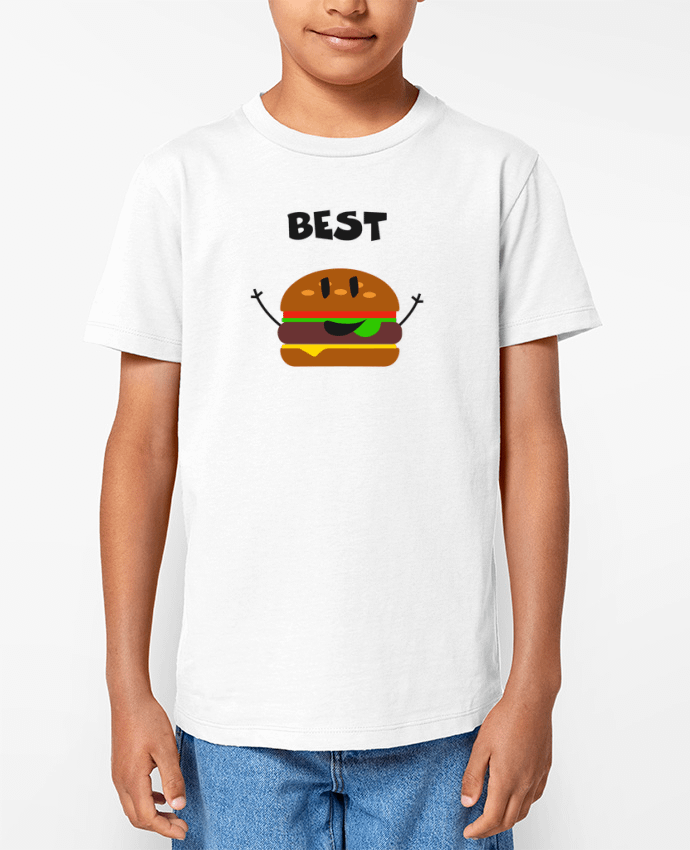 T-shirt Enfant BEST FRIENDS BURGER 1 Par tunetoo