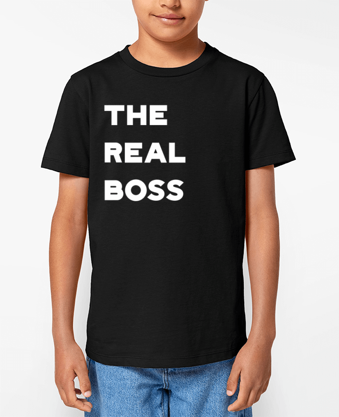 T-shirt Enfant The real boss Par Original t-shirt