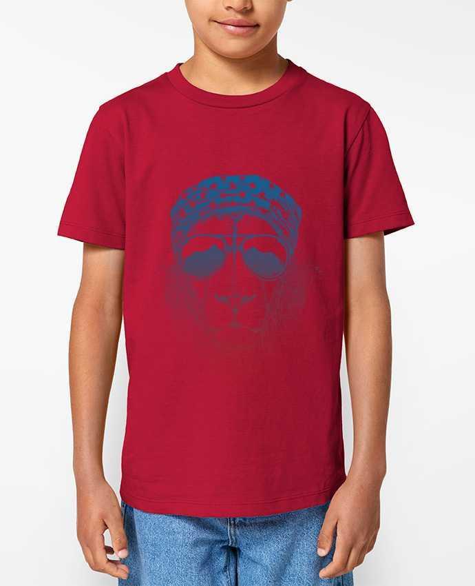 T-shirt Enfant Wild lion Par Balàzs Solti