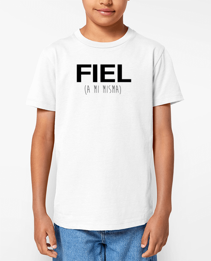 T-shirt écoresponsable enfant FIEL (a misma) Par tunetoo