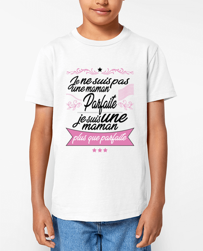 T-shirt écoresponsable enfant Maman plus que byfaite Par ShoppingDLN