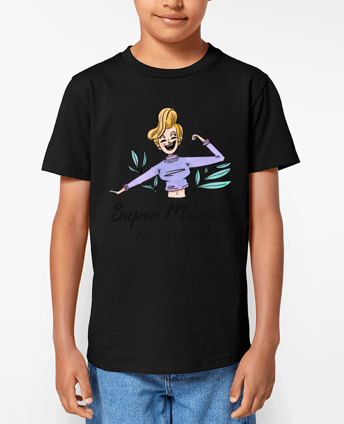 T-shirt Enfant Super Maman en service Par ShoppingDLN