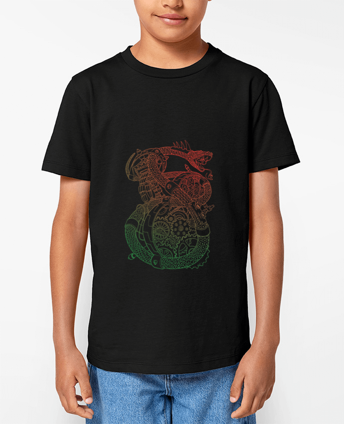 T-shirt Enfant Méca Serpent Par TOMI AX