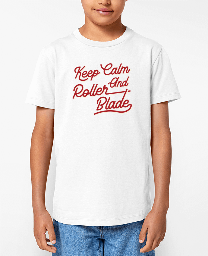 T-shirt Enfant Keep calm and rollerblade Par Original t-shirt