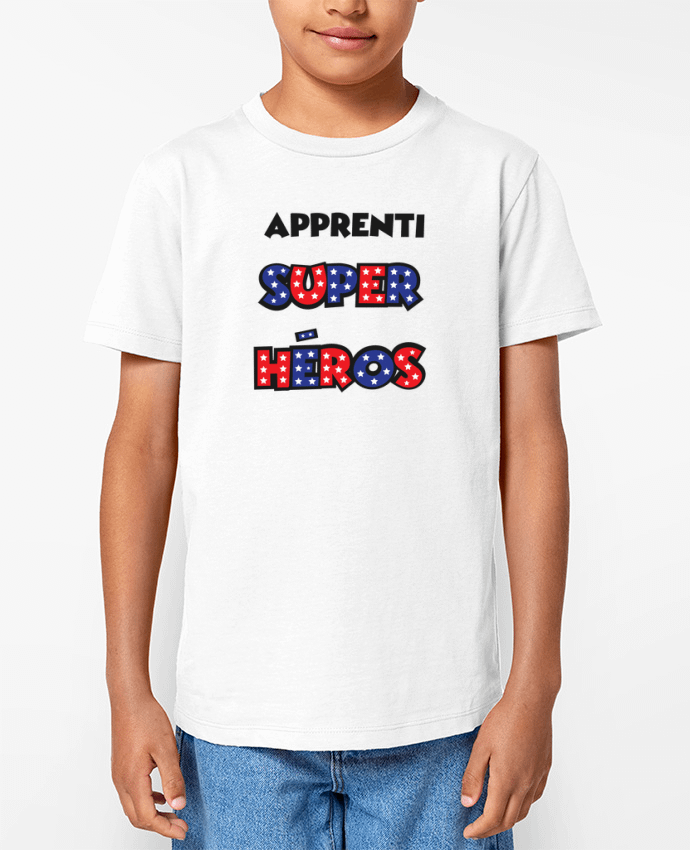 T-shirt Enfant Apprenti super héros Par tunetoo