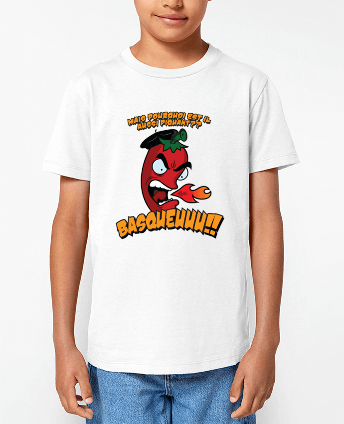 T-shirt Enfant PIMENT BASQUE Par PTIT MYTHO