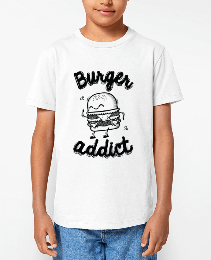 T-shirt Enfant BURGER ADDICT Par PTIT MYTHO
