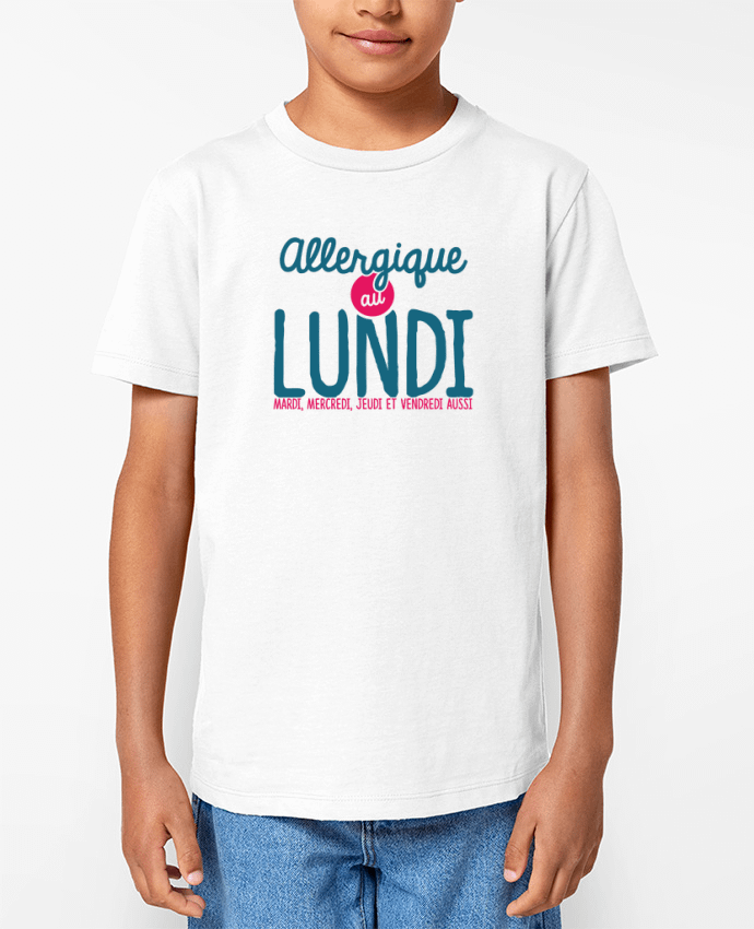 T-shirt Enfant ALLERGIQUE AU LUNDI ... MAIS PAS QUE Par PTIT MYTHO