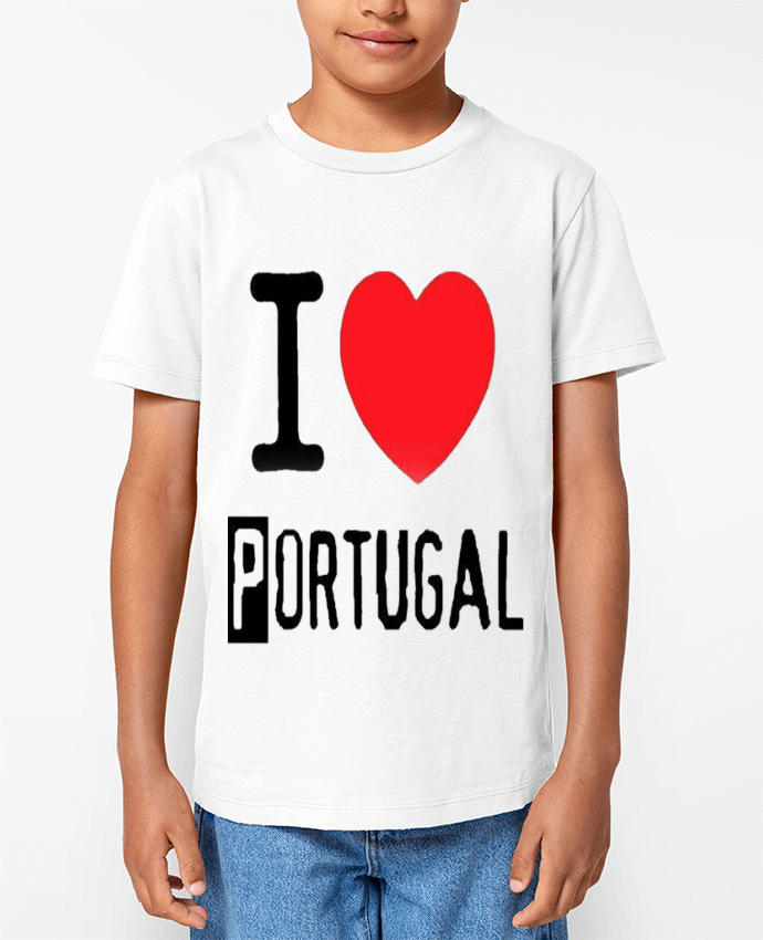 T-shirt Enfant I Love Portugal Par HumourduPortugal