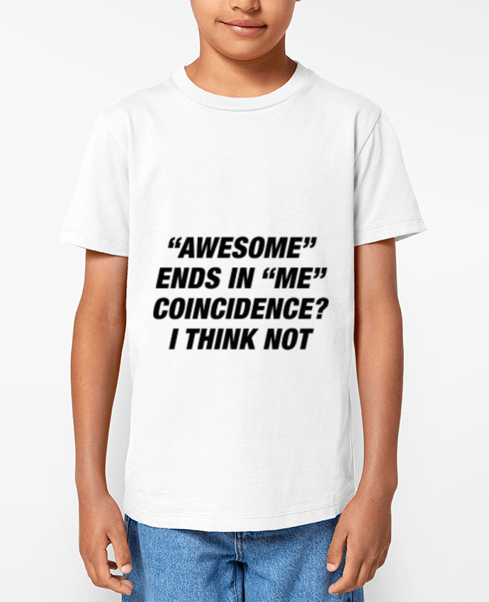 T-shirt Enfant Awesome Ends With Me Par Eleana