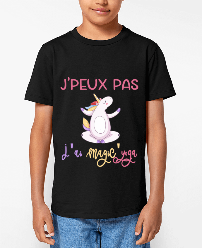 T-shirt Enfant J'peux pas j'ai magic' yoga Par A.L.I.