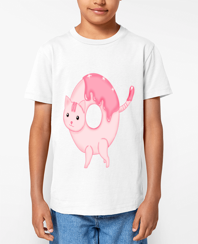 T-shirt Enfant Tasty Donut Cat Par Thesoulofthedevil