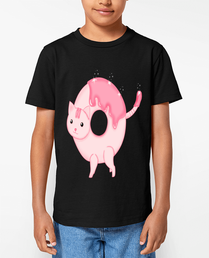 T-shirt Enfant Tasty Donut Cat Par Thesoulofthedevil