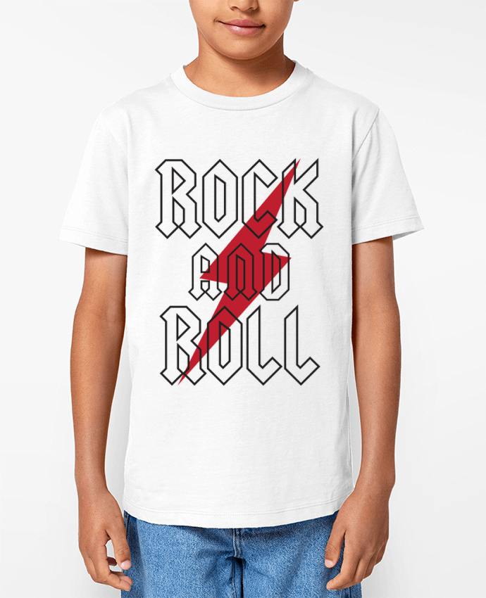 T-shirt écoresponsable enfant Rock And Roll Par Freeyourshirt.com