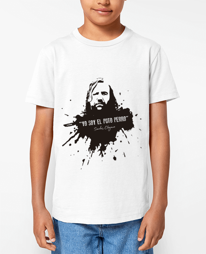 T-shirt écoresponsable enfant El Puto Perro Sandor Clegane Par Soul Dragon