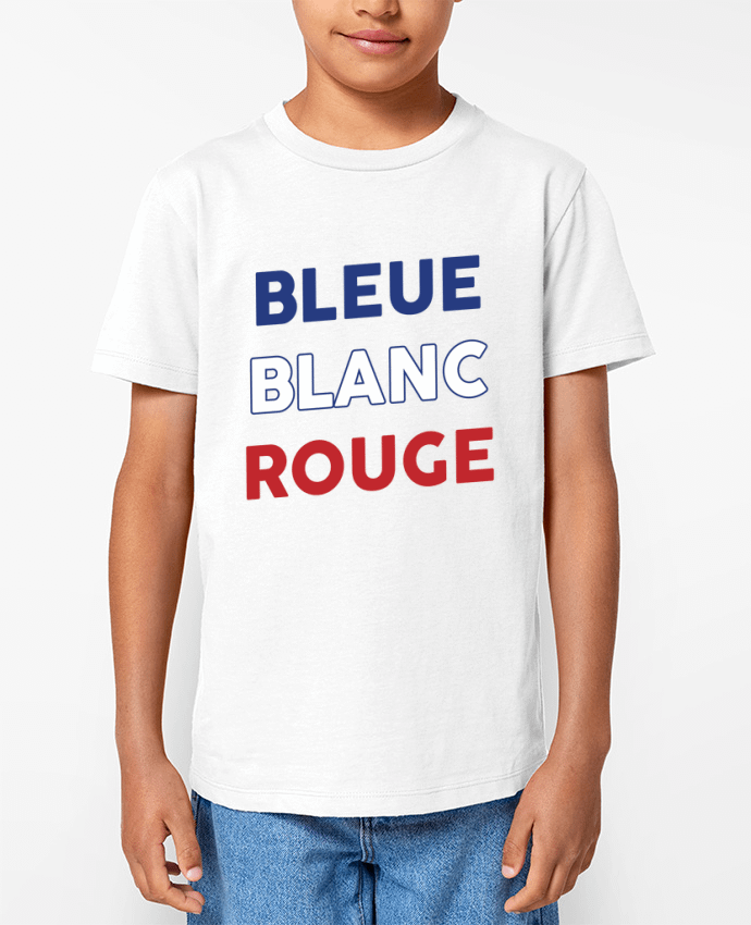 T-shirt Enfant Bleue Blanc Rouge Par tunetoo