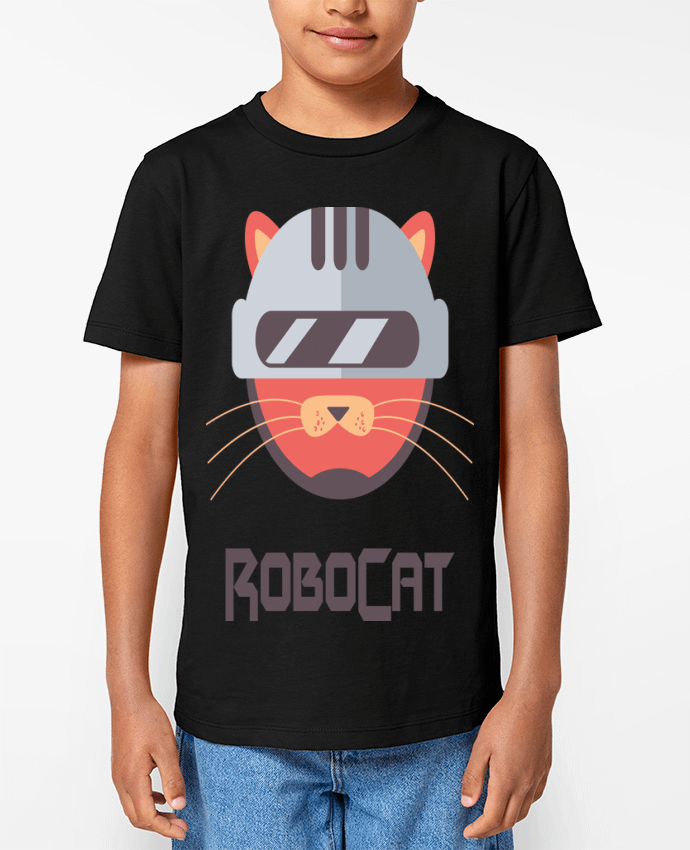 T-shirt Enfant ROBOCAT Par Tchilleur