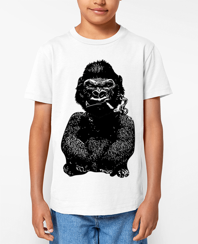 T-shirt Enfant Gorille Par David