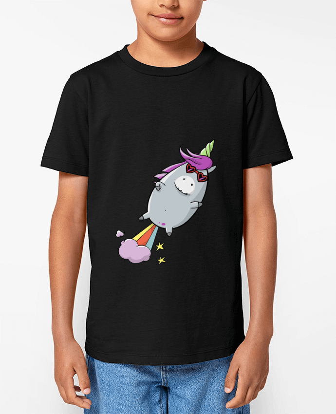 T-shirt Enfant Licorne à propulsion naturelle Par TOMI AX