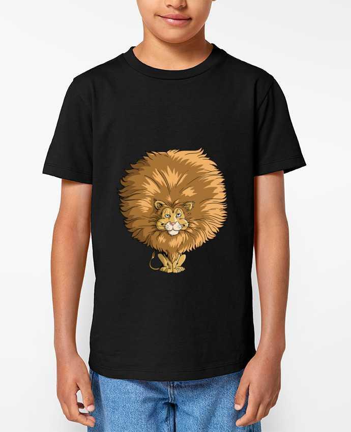 T-shirt Enfant Lion à grosse crinière Par TOMI AX