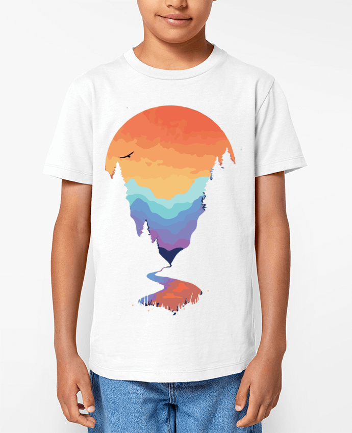 T-shirt Enfant Paysage de montagne Par jorrie