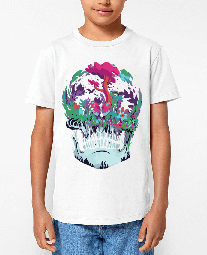 T-shirt Enfant Skull nature Par jorrie