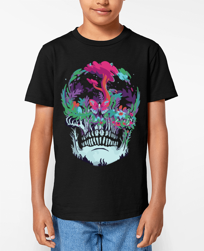 T-shirt Enfant Skull nature Par jorrie