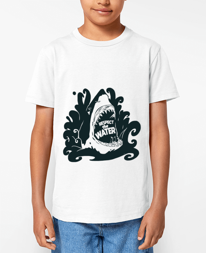 T-shirt Enfant Respect the Water - Shark Par TOMI AX