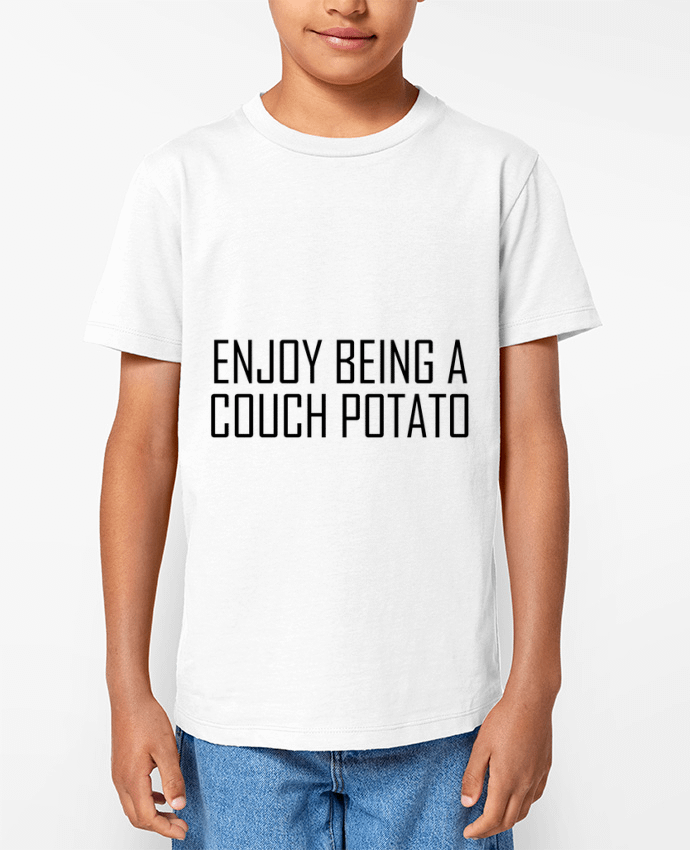T-shirt Enfant ENJOY BEING A COUCH POTATO Par bentofou