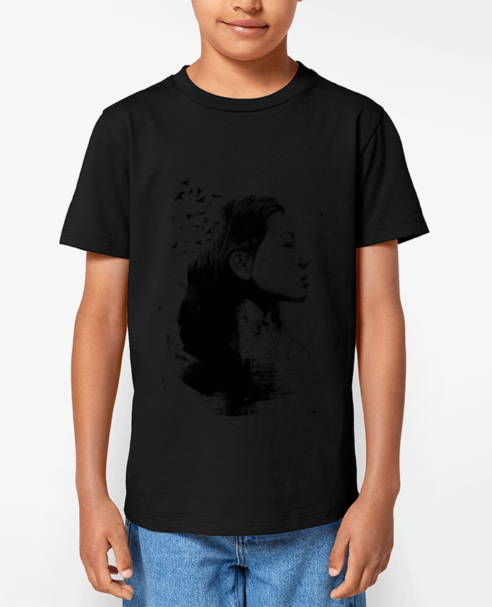 T-shirt Enfant Open your mind (bw) Par Balàzs Solti