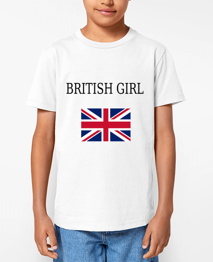 T-shirt Enfant BRITISH GIRL Par Dott
