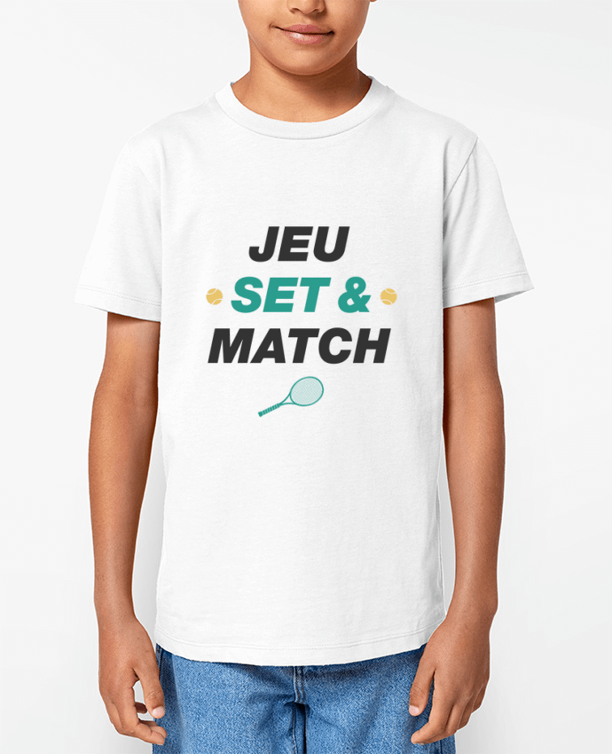 T-shirt Enfant Jeu Set & Match Par tunetoo