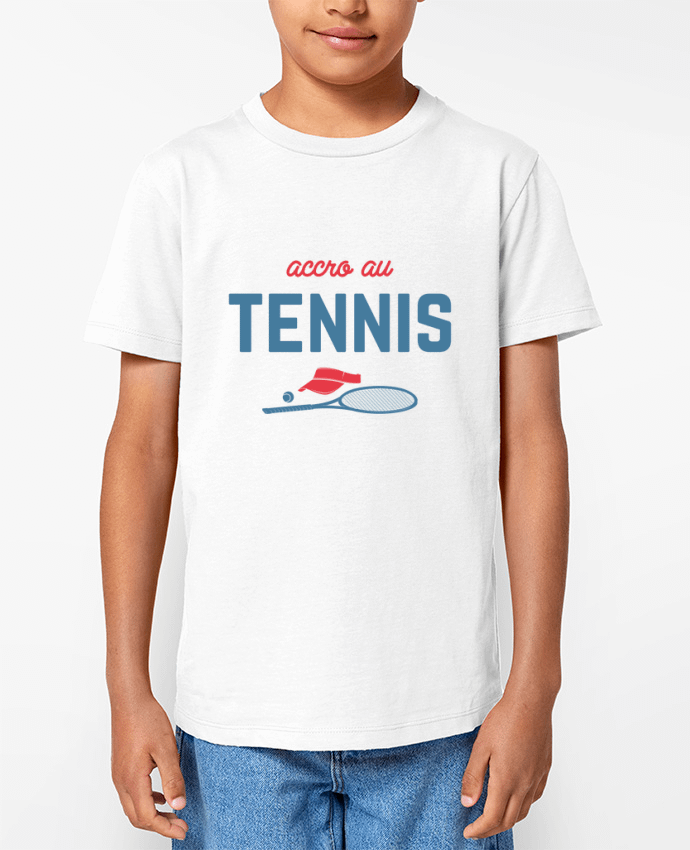 T-shirt Enfant Accro au tennis Par tunetoo