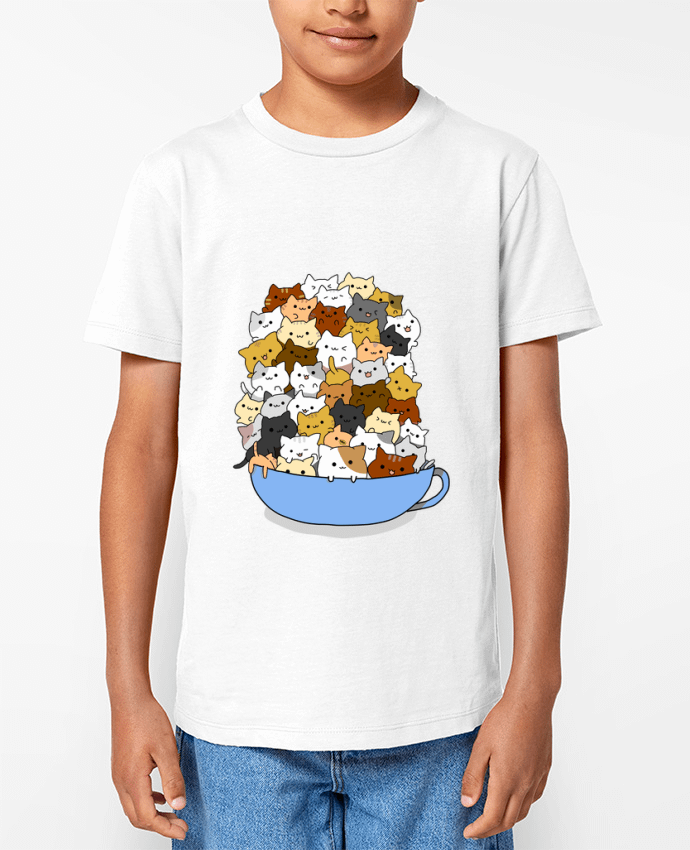 T-shirt Enfant Tazón de Gatitos Par MaaxLoL