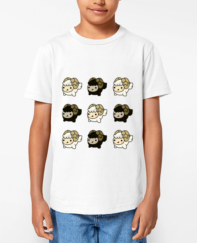 T-shirt Enfant Cabritas de Colores en Miniatura Par MaaxLoL
