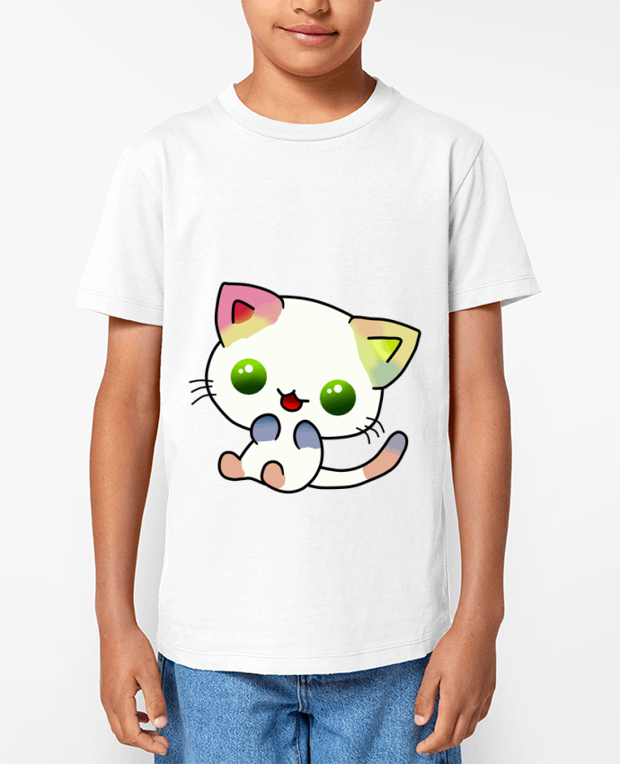 T-shirt Enfant Gato Coloreado Par MaaxLoL