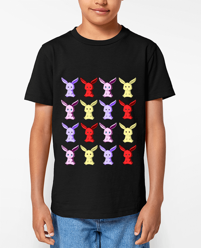 T-shirt Enfant Conejitos de Colores Par MaaxLoL