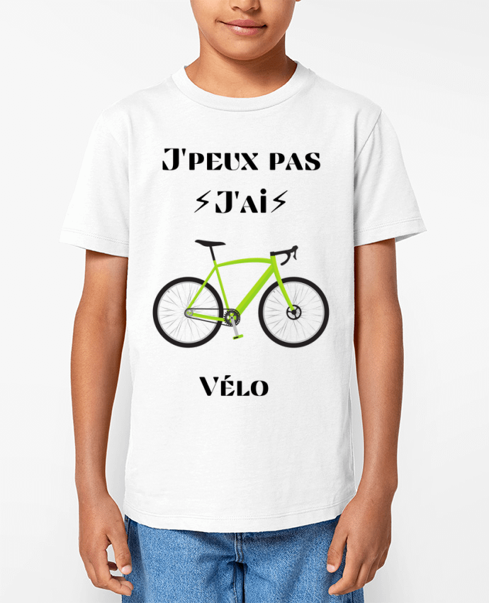 T-shirt Enfant J'peux pas j'ai vélo Par Maka shop