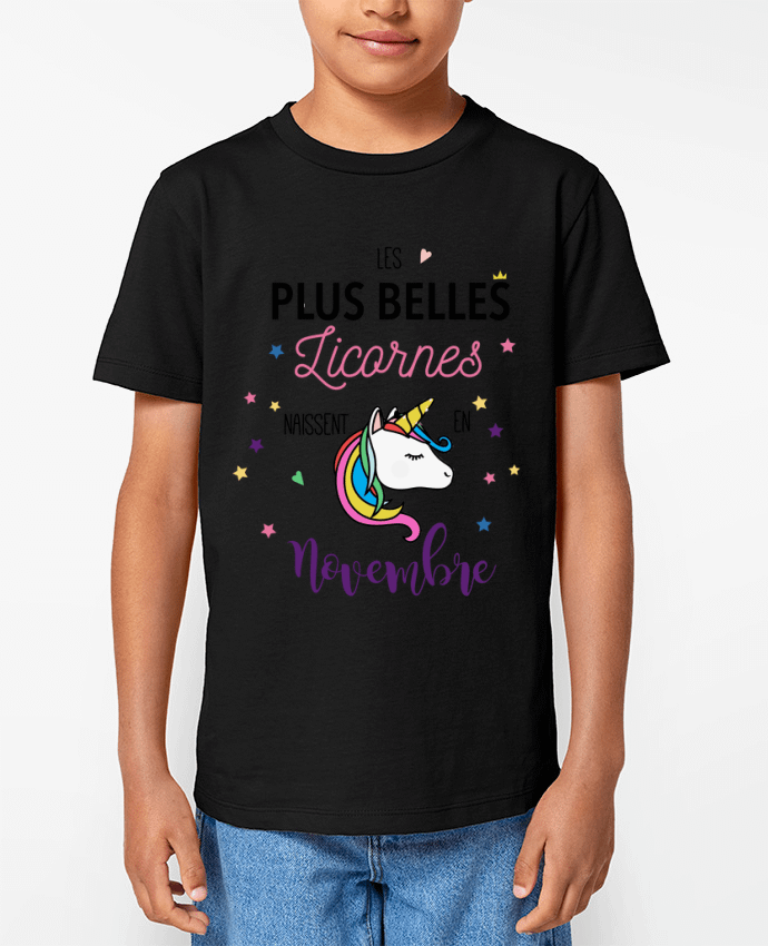 T-shirt Enfant Les plus belles licornes / Novembre Par La boutique de Laura