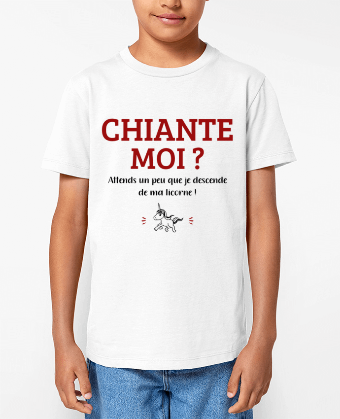 T-shirt Enfant Chiante moi ? Par La boutique de Laura