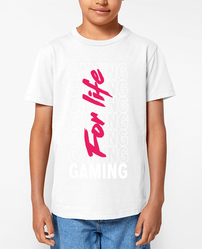 T-shirt écoresponsable enfant Gaming for life Par KEVYN