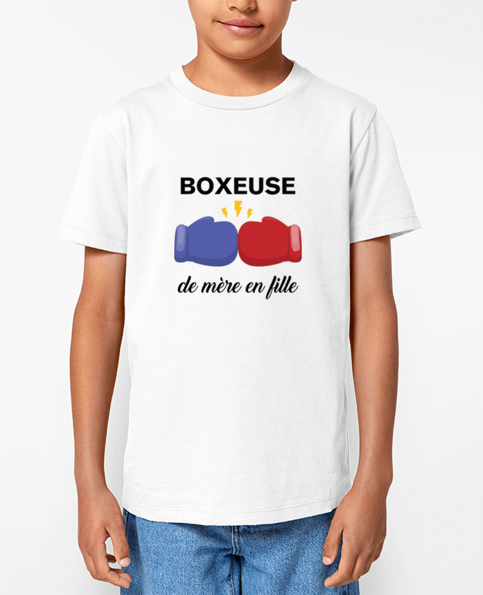 T-shirt Enfant Boxeuse de mère en fille Par tunetoo