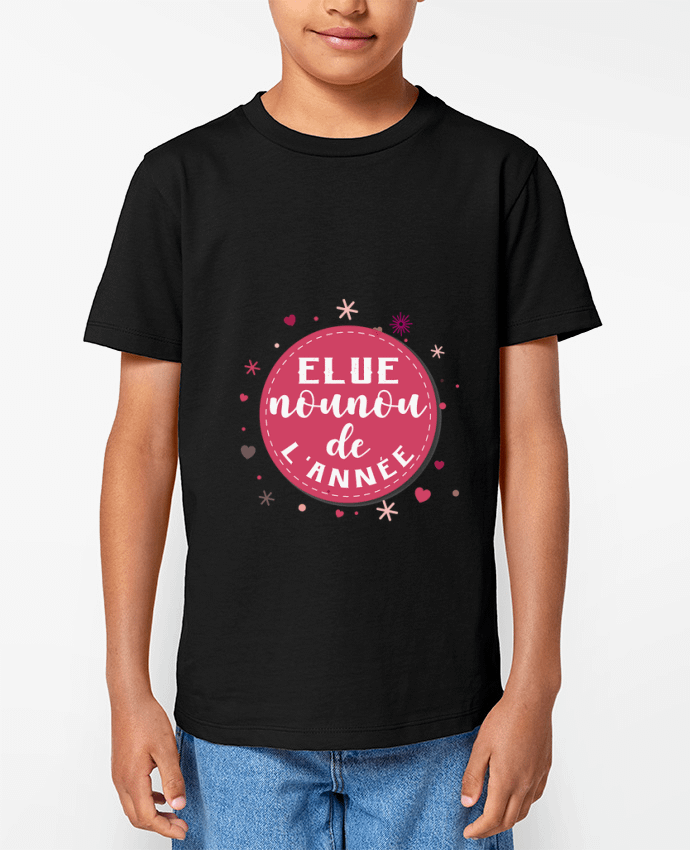 T-shirt Enfant t-shirt elue nounou de l'année cadeau pour nounou Par Touille77