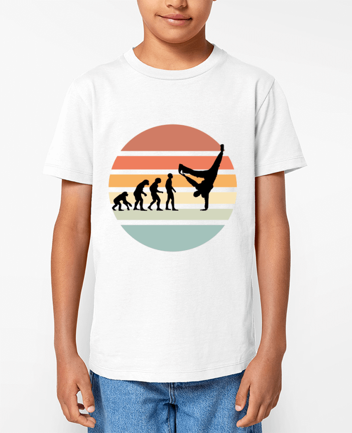 T-shirt Enfant Evolution de l'homme      HIP HOP Par Cheerocki