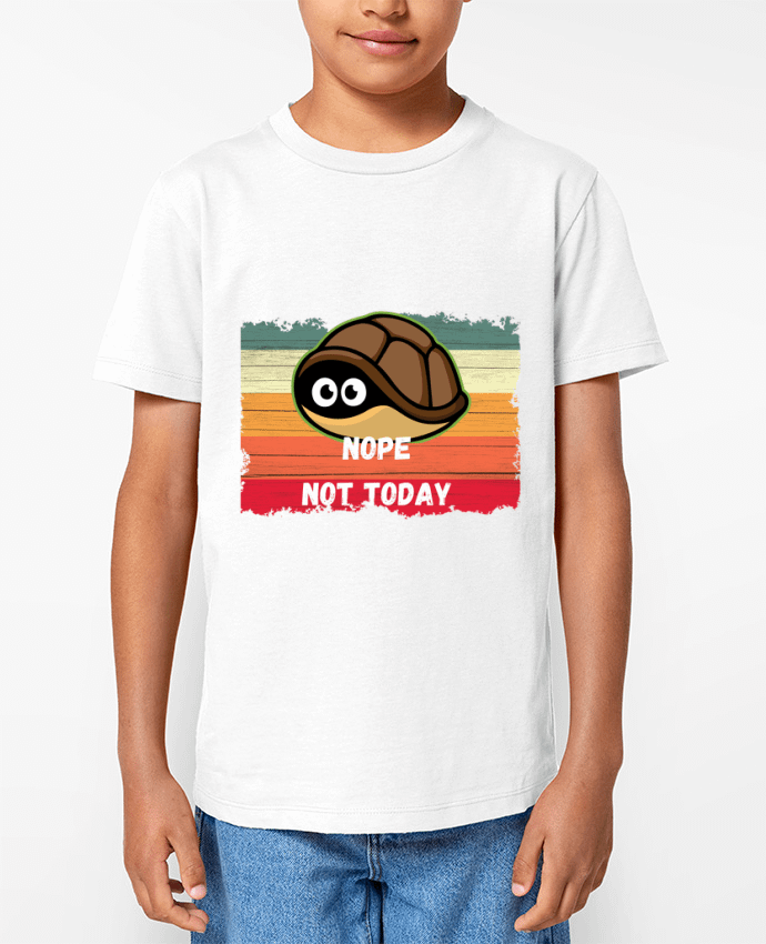 T-shirt Enfant Tortoise Nope Not today Par Cheerocki