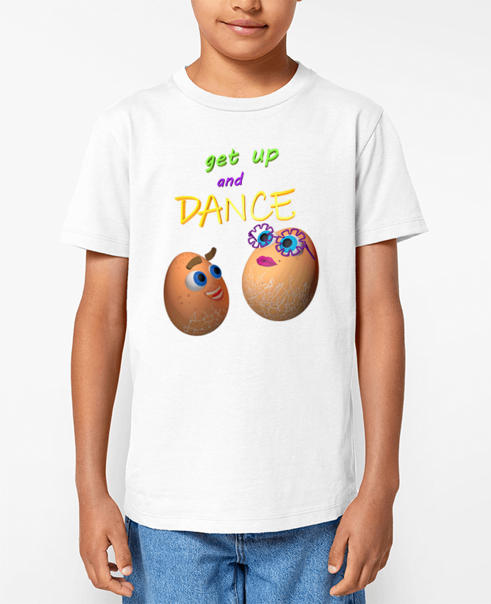 T-shirt Enfant get up and dance Par JustFree