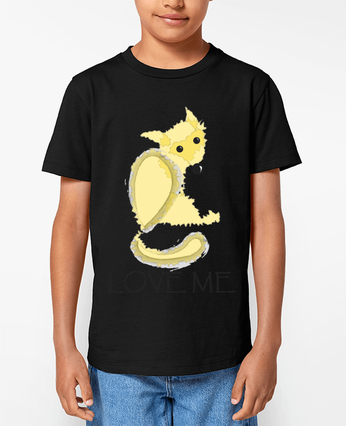 T-shirt Enfant Renard love me Par illustraman