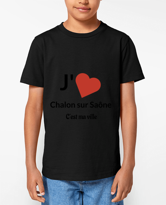 T-shirt Enfant J'aime ma ville Chalon sur Saône Par Lewismarquee