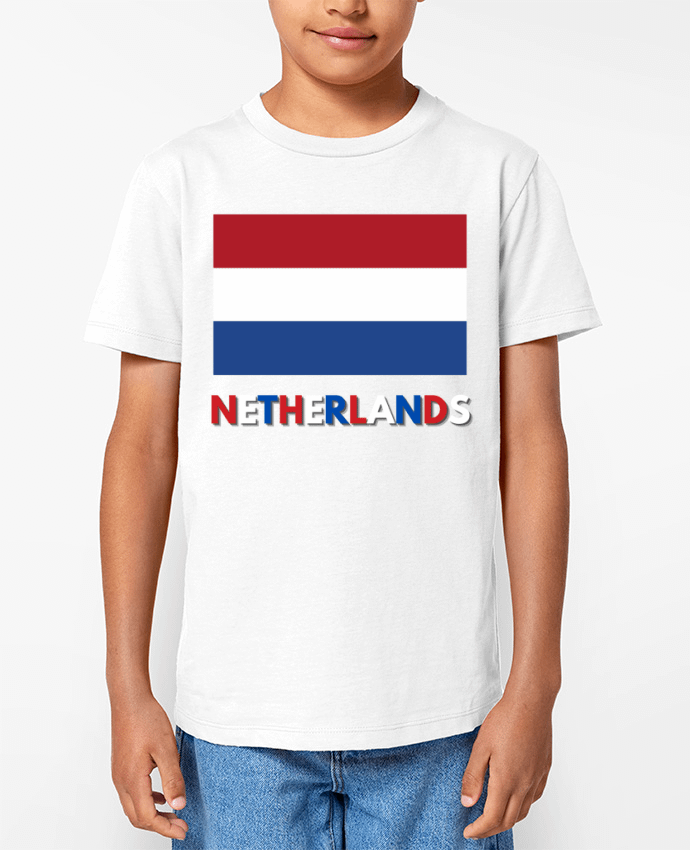 T-shirt Enfant Drapeau Pays Bas Par Anastasia